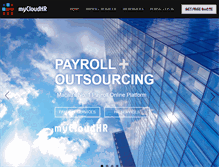 Tablet Screenshot of mycloudhr.com